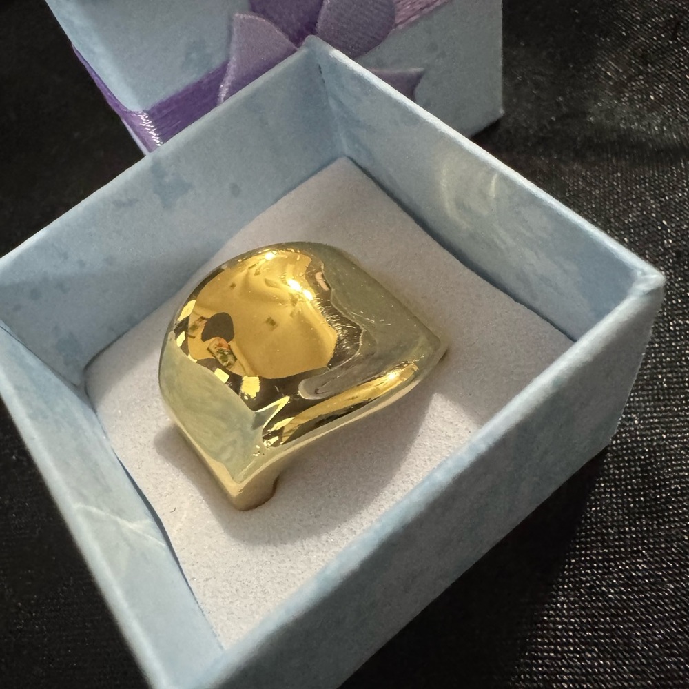 Monet Dual-Tone Gold and Silver Wearable Ring